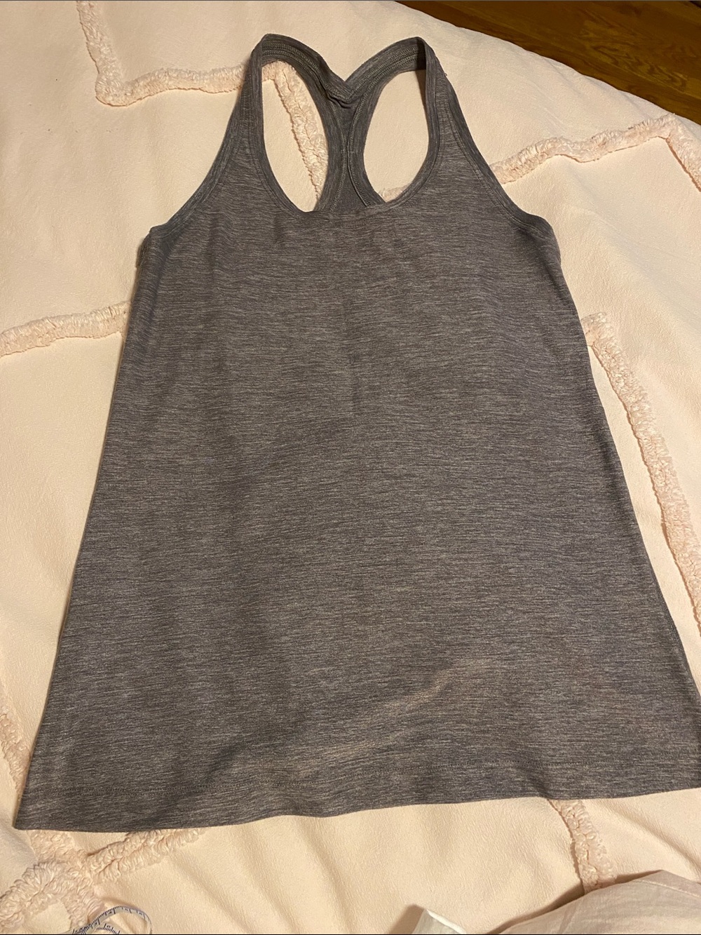 Lululemon Women’s Gray Racerback Tank Top - SUPER SOFT